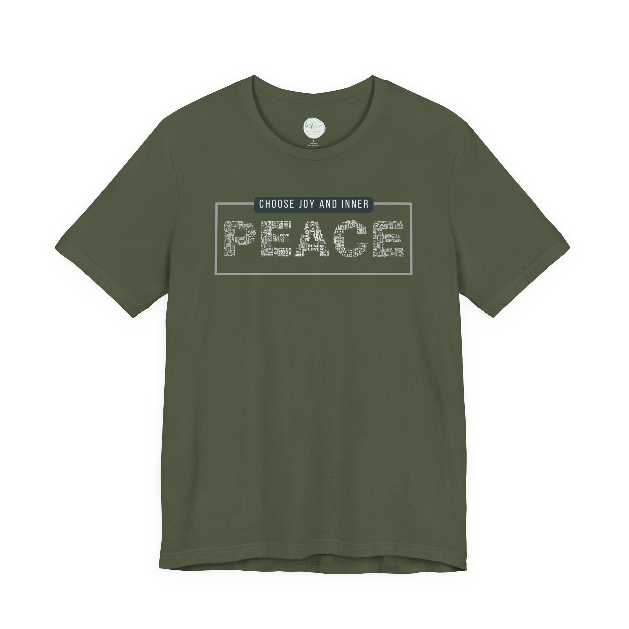 Peace Tee — "Choose Joy and Inner Peace" Graphic T-Shirt