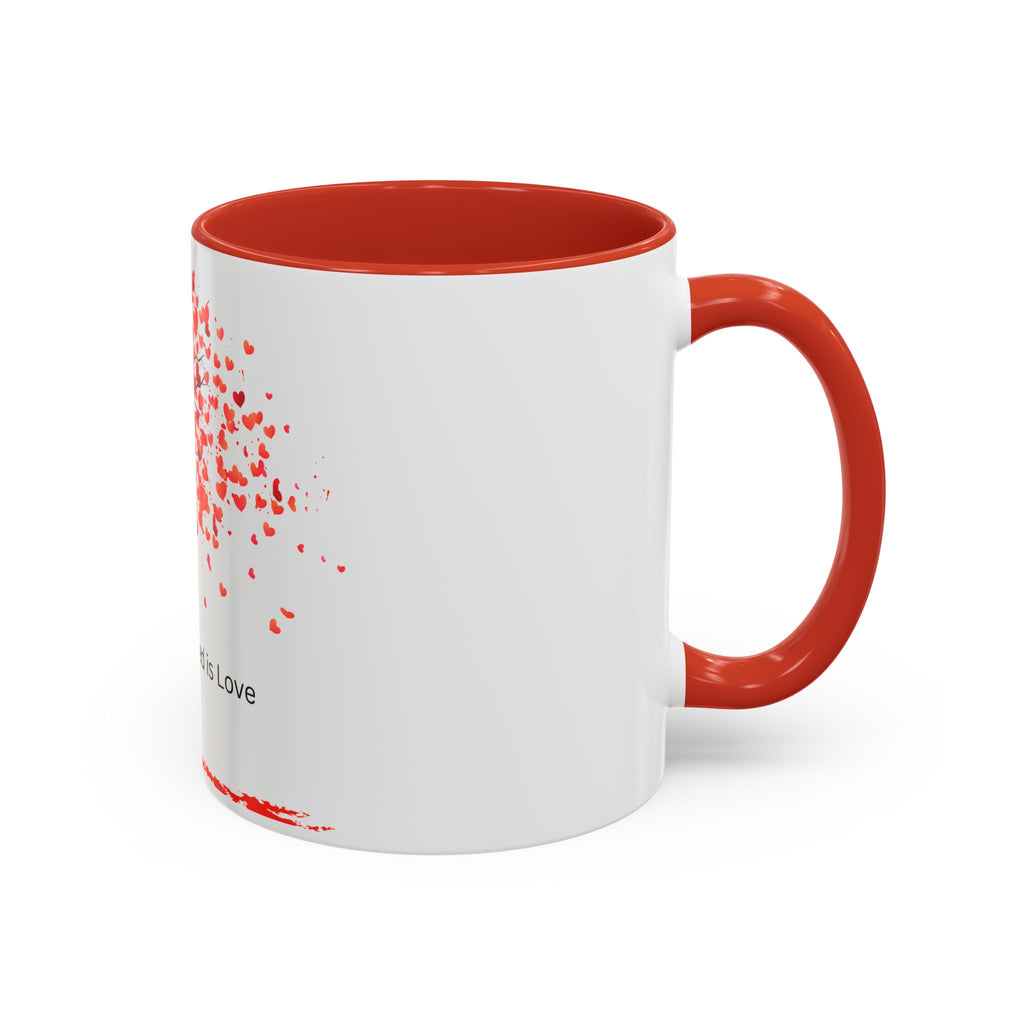 All You Need Is Love Accent Coffee Mug — 11oz & 15oz