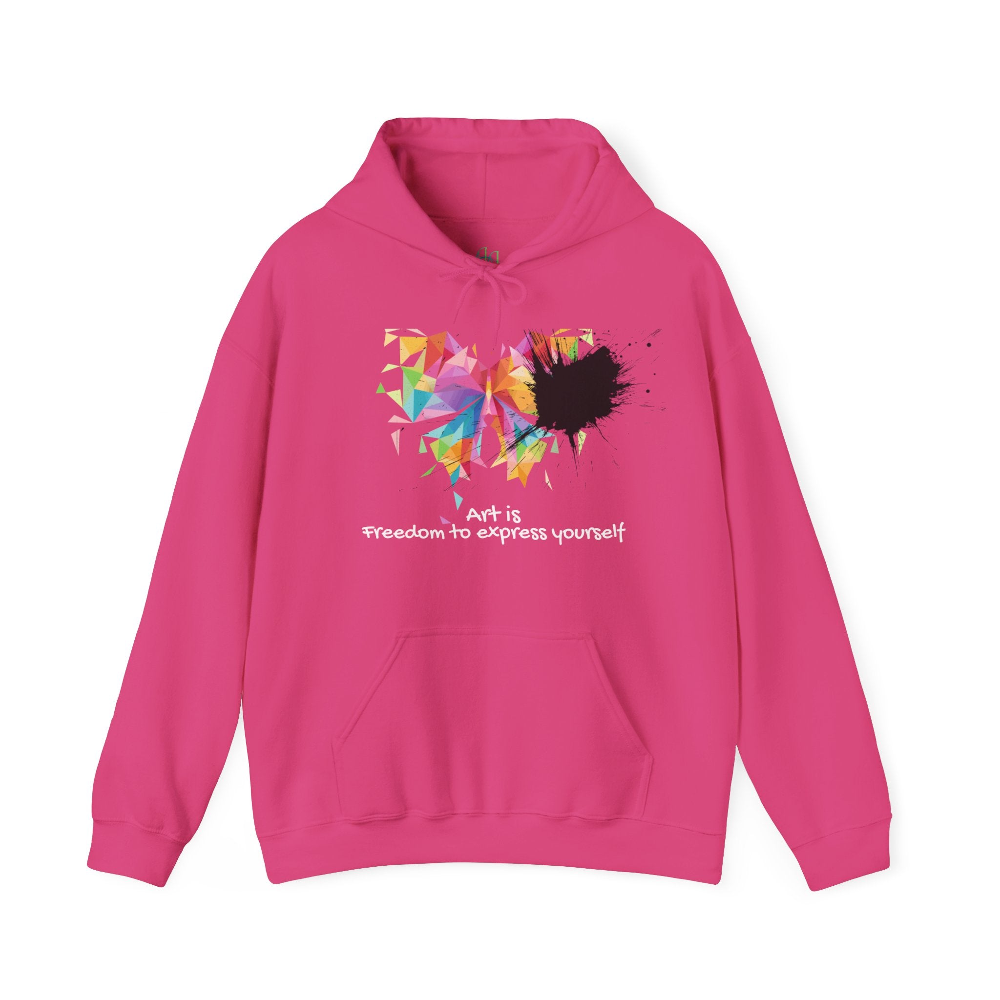 Butterfly Art Hoodie — "Art is freedom to express yourself"