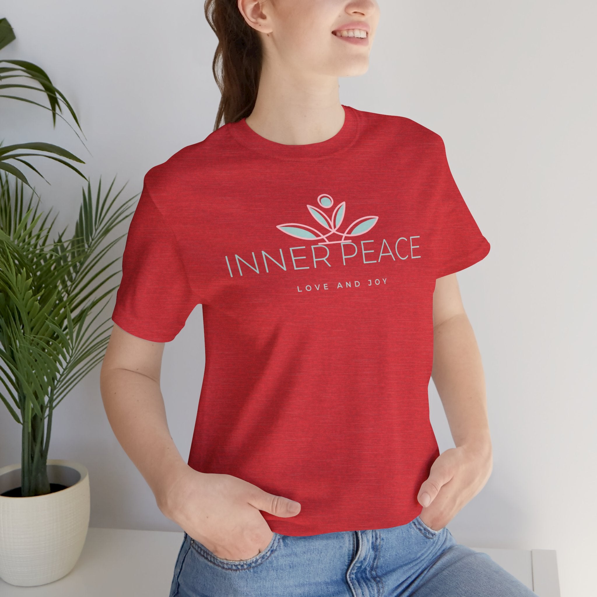 Inner Peace Lotus Tee – Relaxation Yoga T-Shirt
