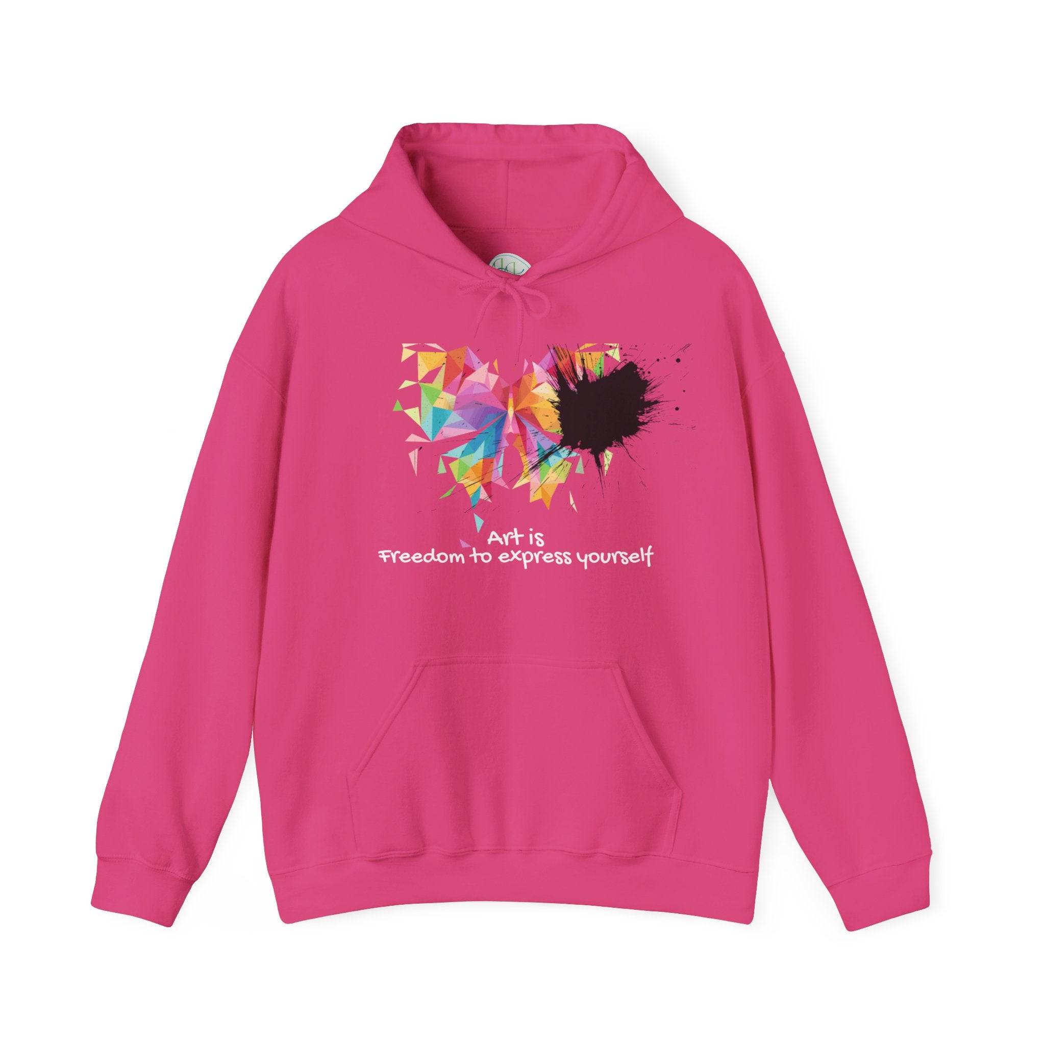 Butterfly Art Hoodie — "Art is freedom to express yourself"