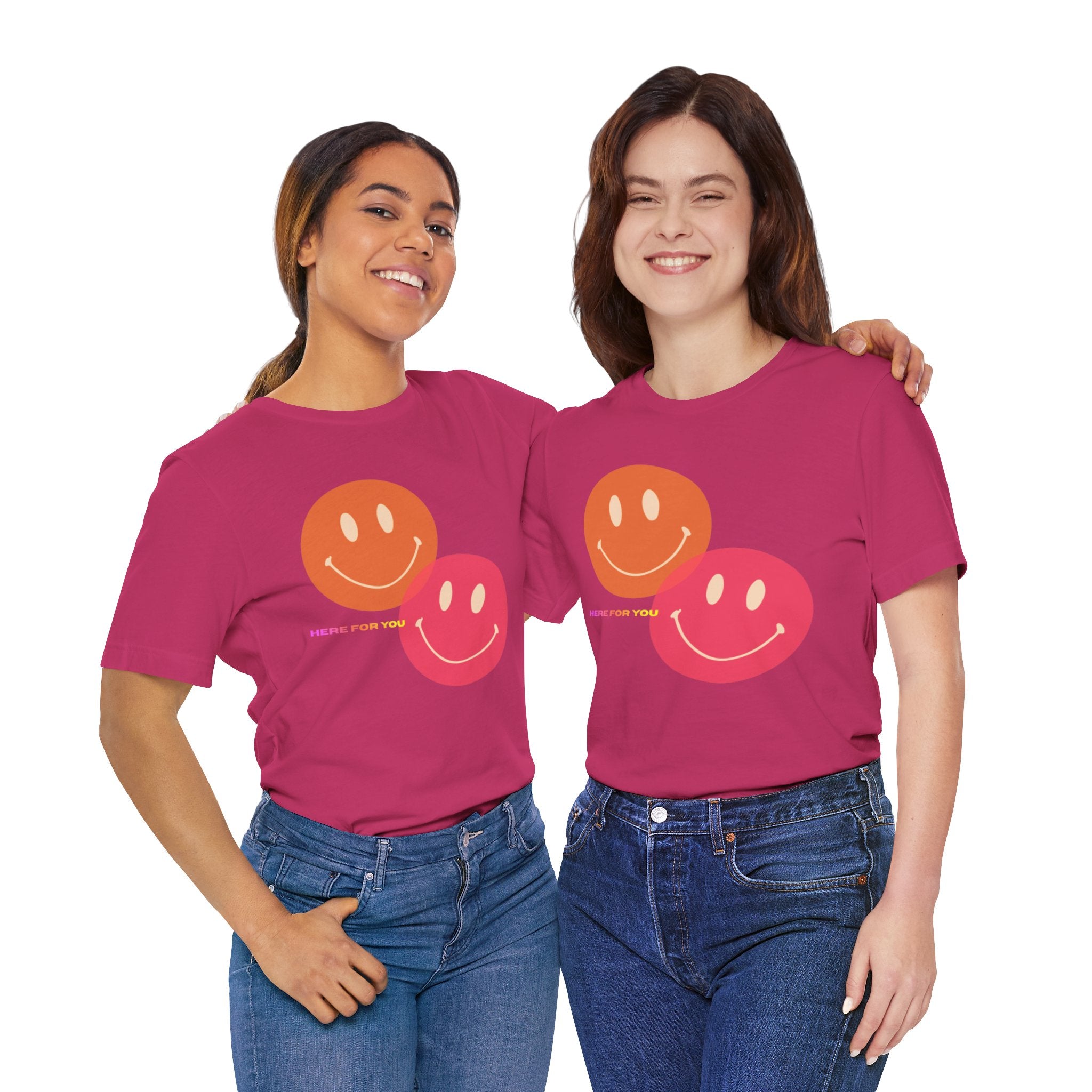 “Here for You” – Supportive Message Tee