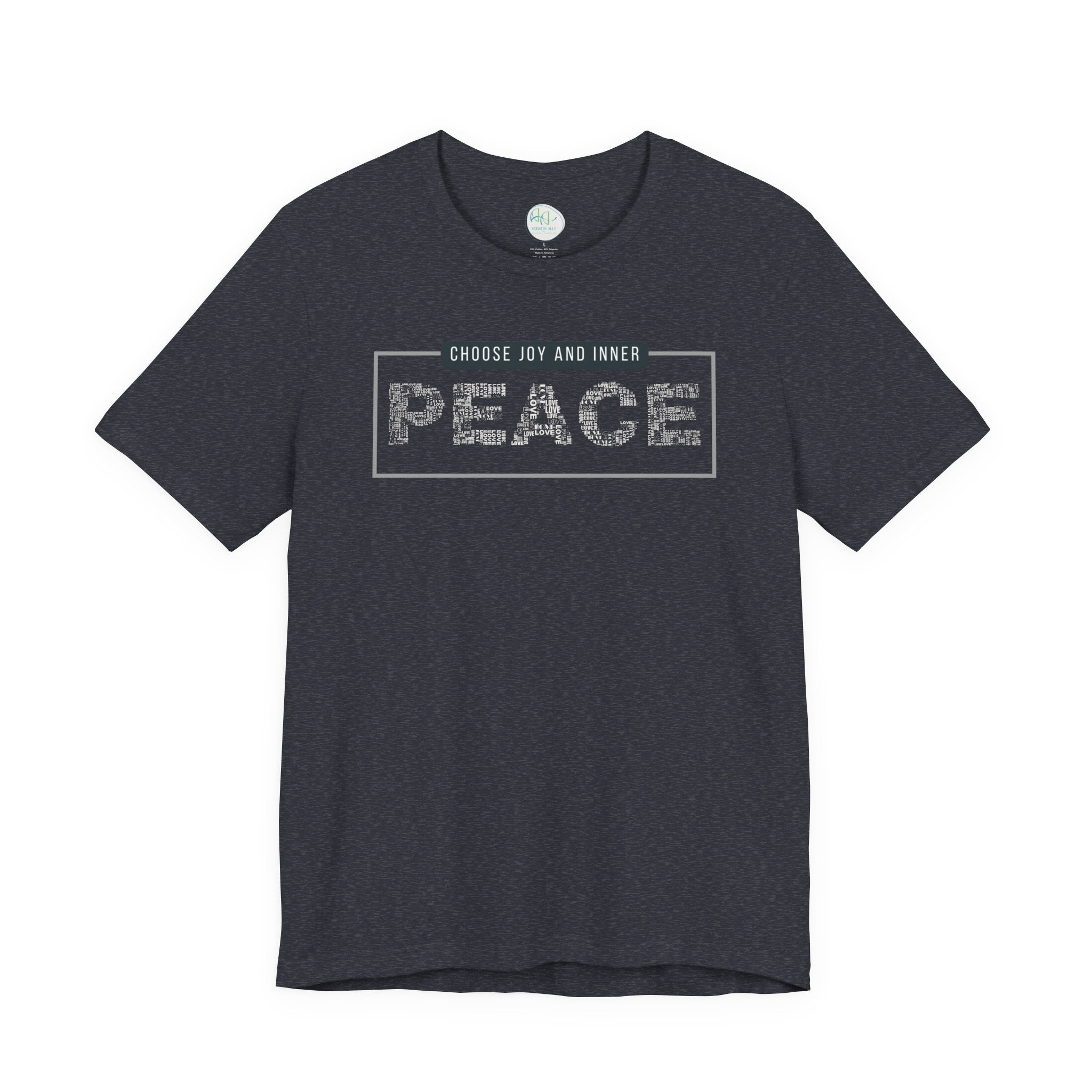 Peace Tee — "Choose Joy and Inner Peace" Graphic T-Shirt