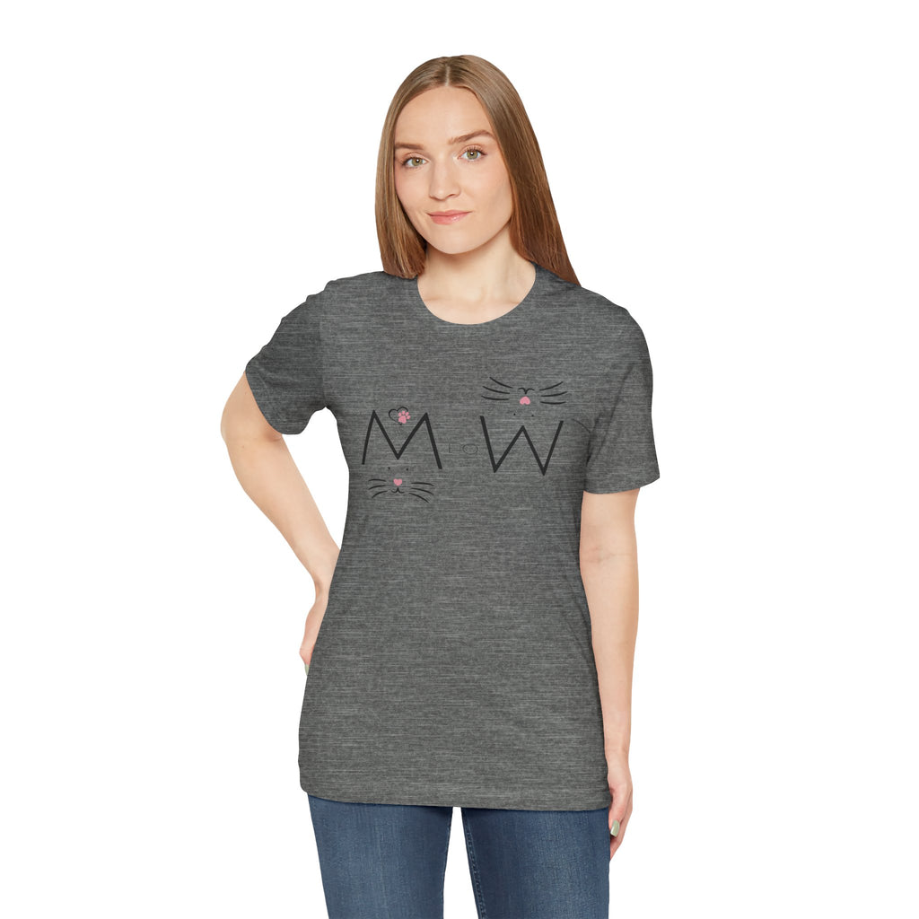 “MeoW” Cat Face – The Purr-fect Attitude Tee