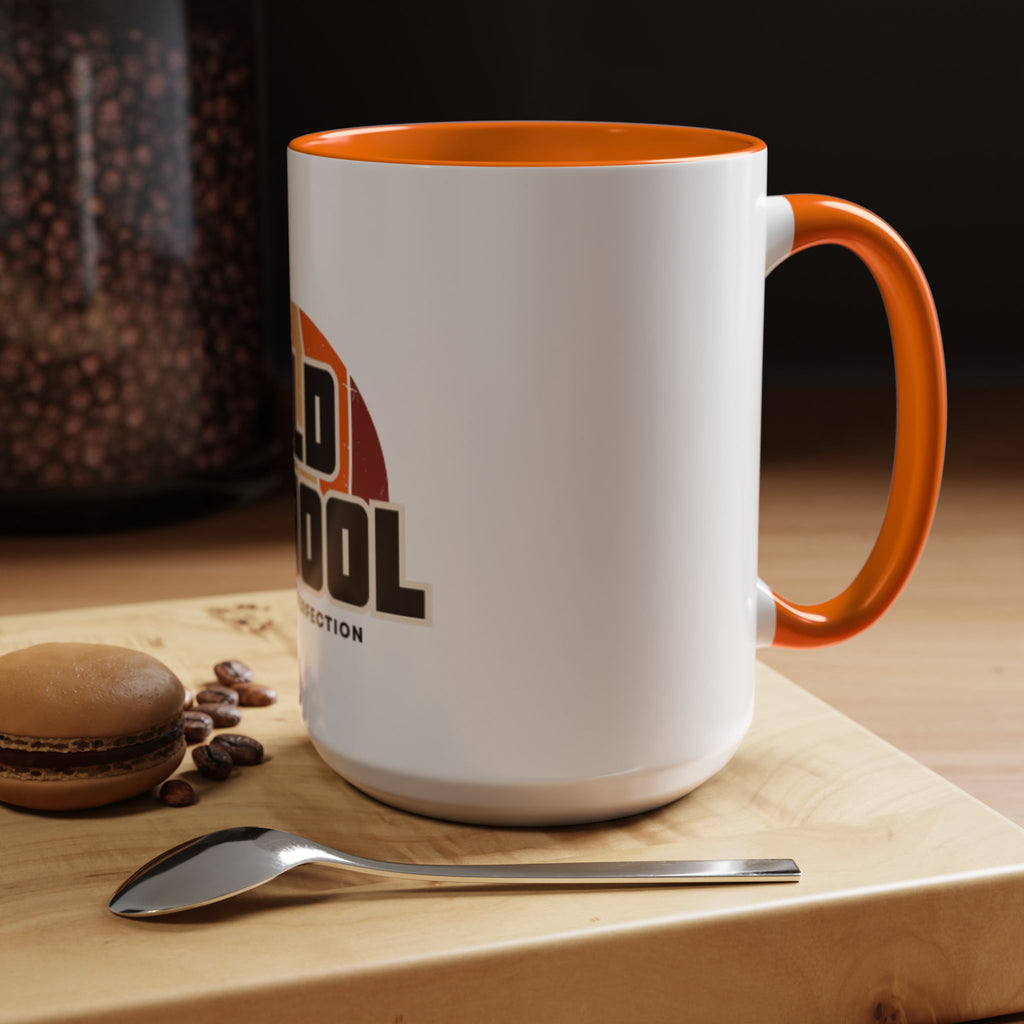 Old School Coffee Mug — "Aged to Perfection" Retro Accent Mug