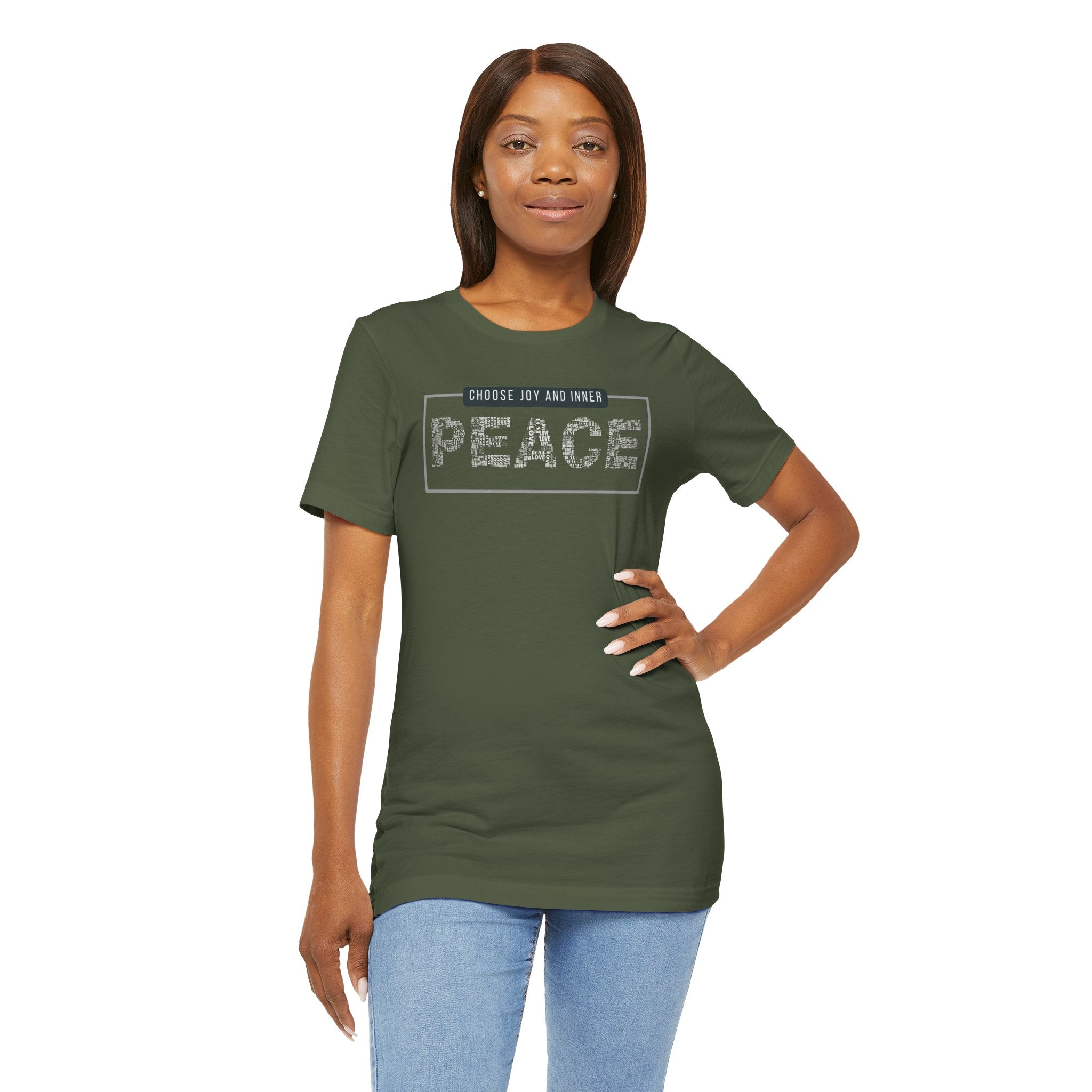 Peace Tee — "Choose Joy and Inner Peace" Graphic T-Shirt