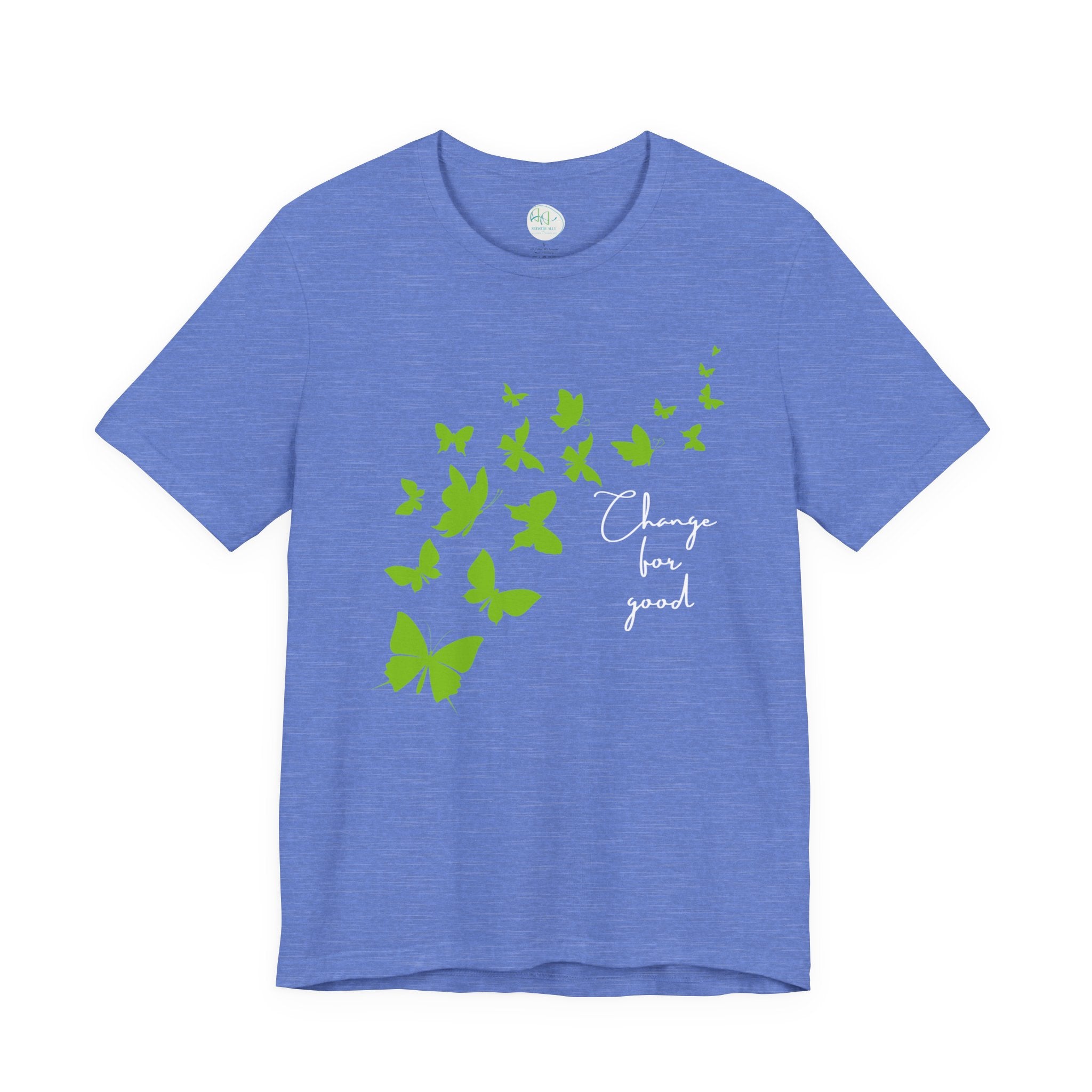 Butterfly Change for Good Tee — Inspirational Eco-Friendly Graphic T-Shirt