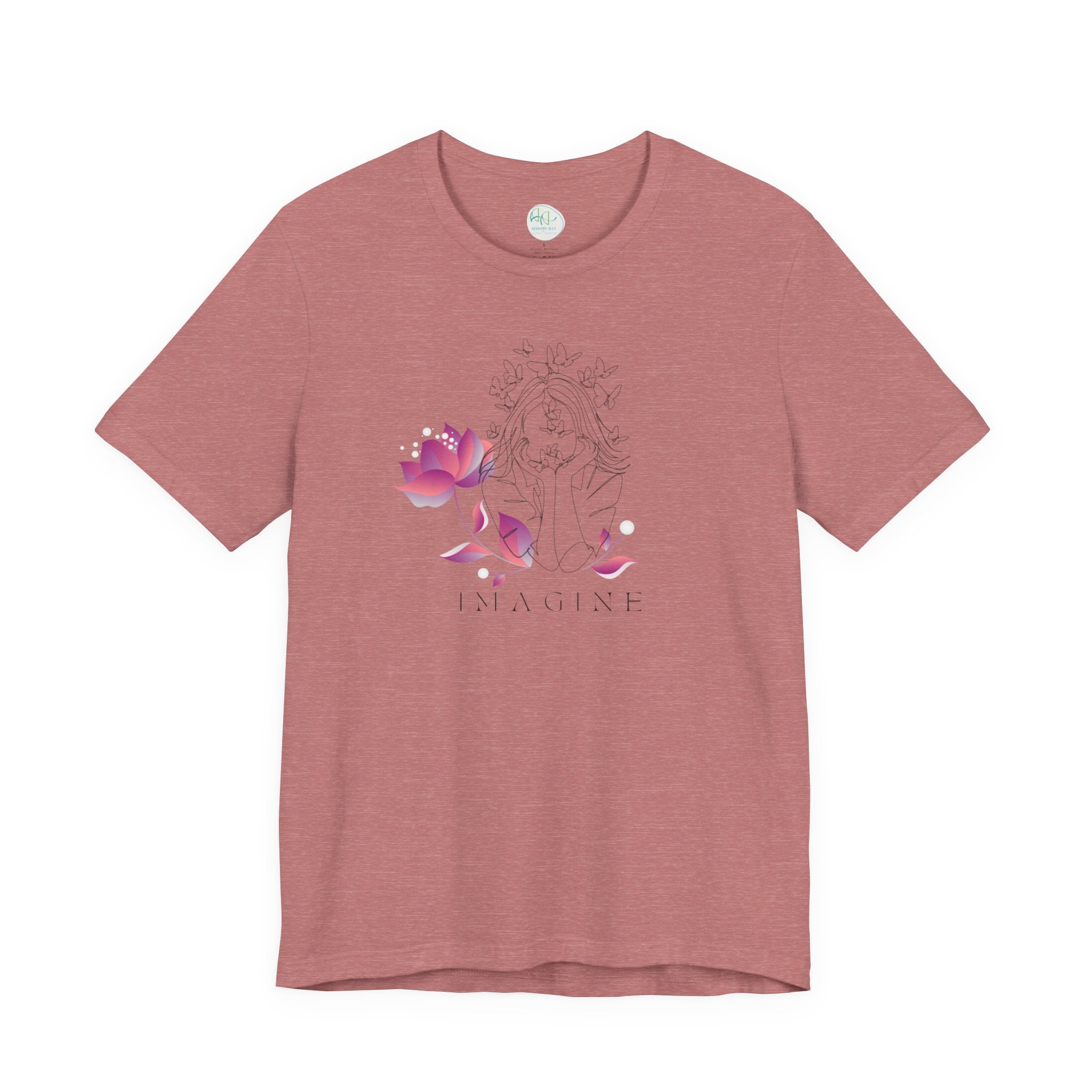 Imagine Lotus Floral T-Shirt