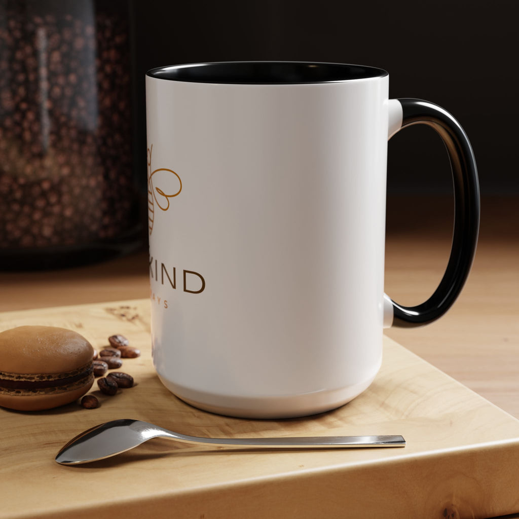 Be Kind Always Bee Coffee Mug — Inspirational Accent Mug (11/15 oz)
