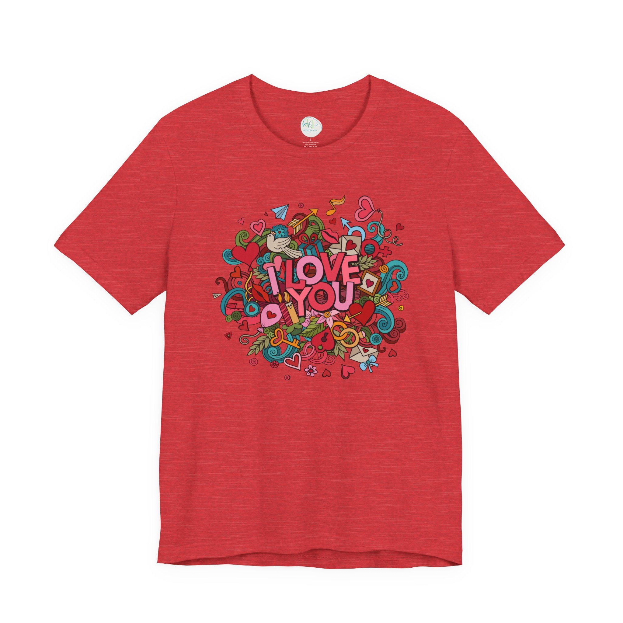 I Love You Doodle Graphic Tee